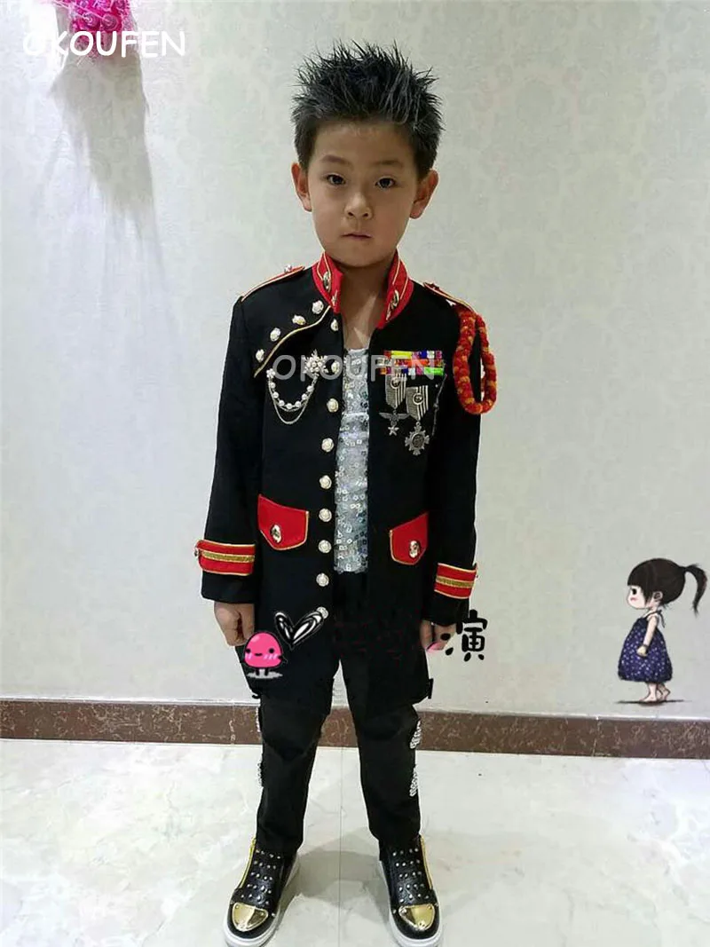 Костюм для выступления на сцене мальчиков костюм заказ взрослых и детей куртка