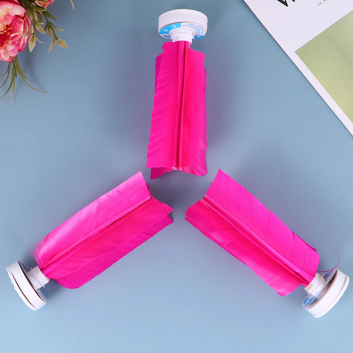 

6 Pcs Adult Training Fitness Shuttlecock Colored Shuttlecock Goose Feather Shuttlecock Chinese Traditional Shuttlecock