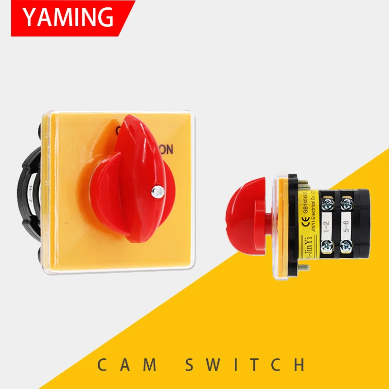 Кулачковый выключатель на 2 позиции 20 А универсальное Преобразование для