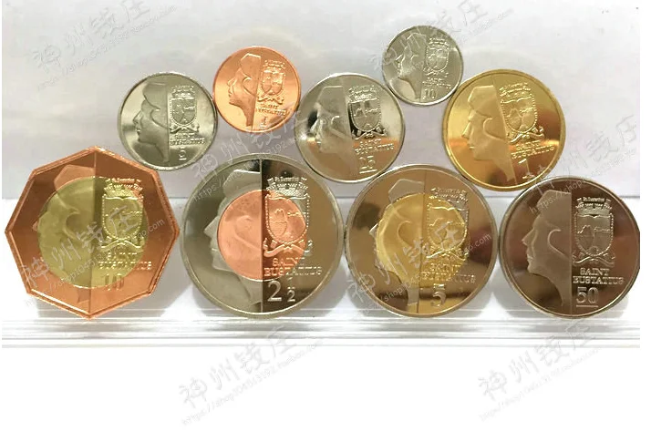 

9 pcs/set coins of St. Eus Island in 2012