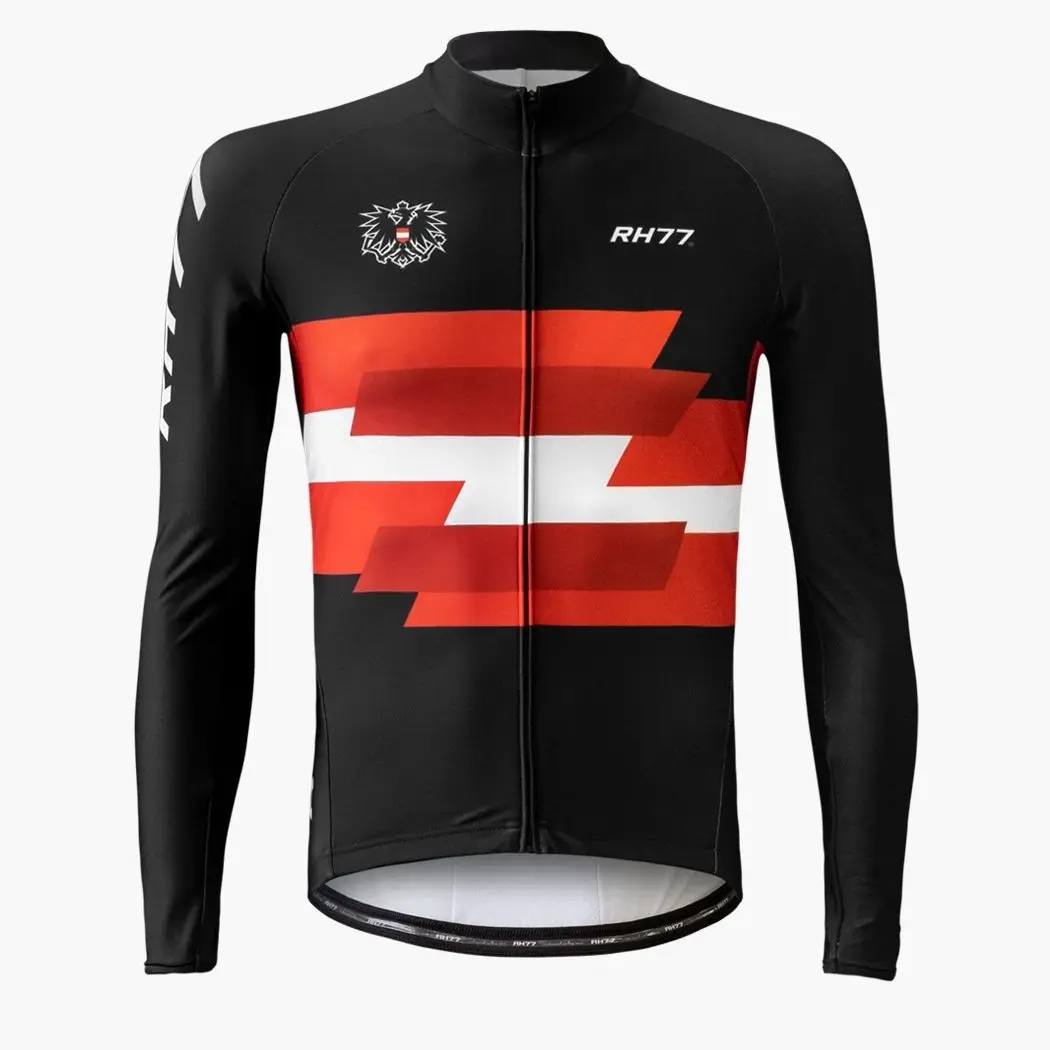 

RH77 Winter Male Jacket MTB Bike Clothing Long Sleeve Warm Wool Jacket Overcoat Ciclismo masculino Outdoor Cycling Coat 2022 kit