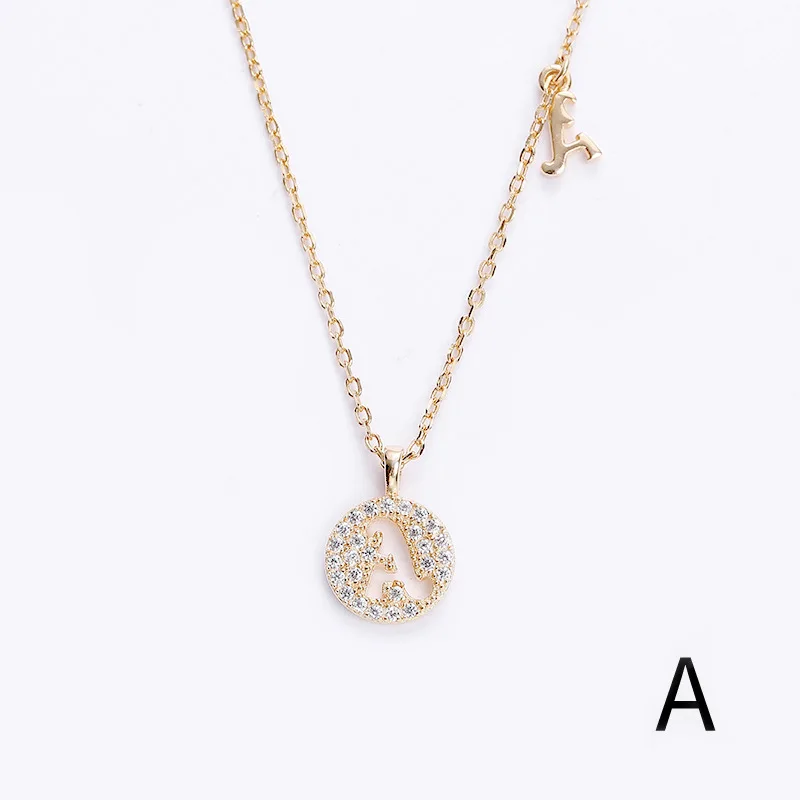 Ожерелья-подвески OBEAR с 26 надписями 100% Искусственные серебряные богемные золотые