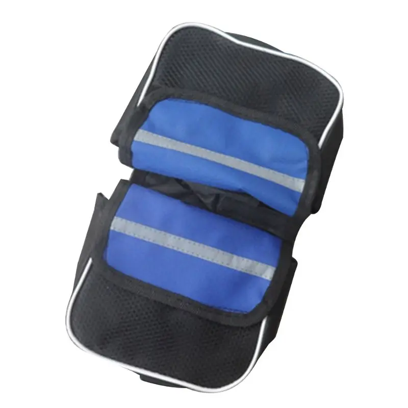 

Rectangular 3-in-1 Bicycle Side Bag Modified Front Handlebar Pack Edging Package