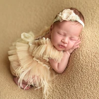 newborn photography props accessories set headbands lace outfits newborn props for photography baby photo shoot infant girl
