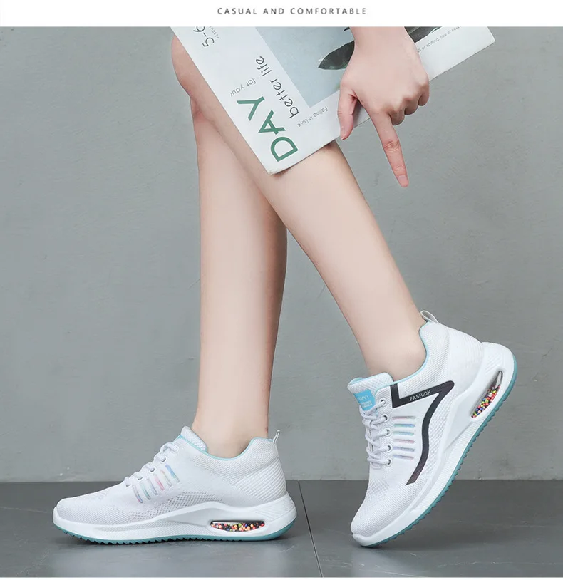 

2021 spring and autumn new women's shoes soft-soled dancing shoes breathable dance shoes fashion ladies sports shoes casual shoe