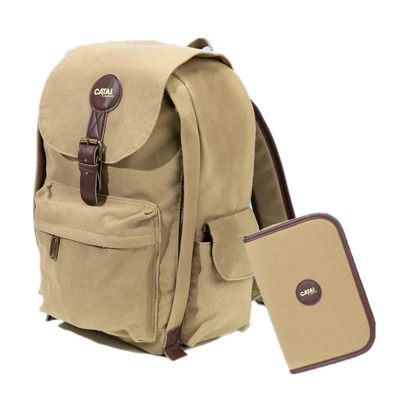 

Foreign Trade New Style Fashion Retro Outdoor Canvas Backpack Unisex