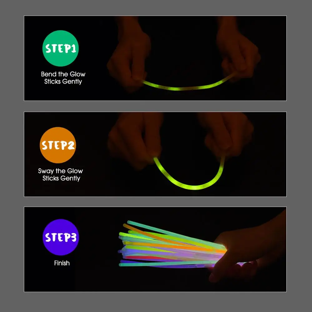 Флуоресцентный светильник светящиеся палочки набор светящаяся головная повязка