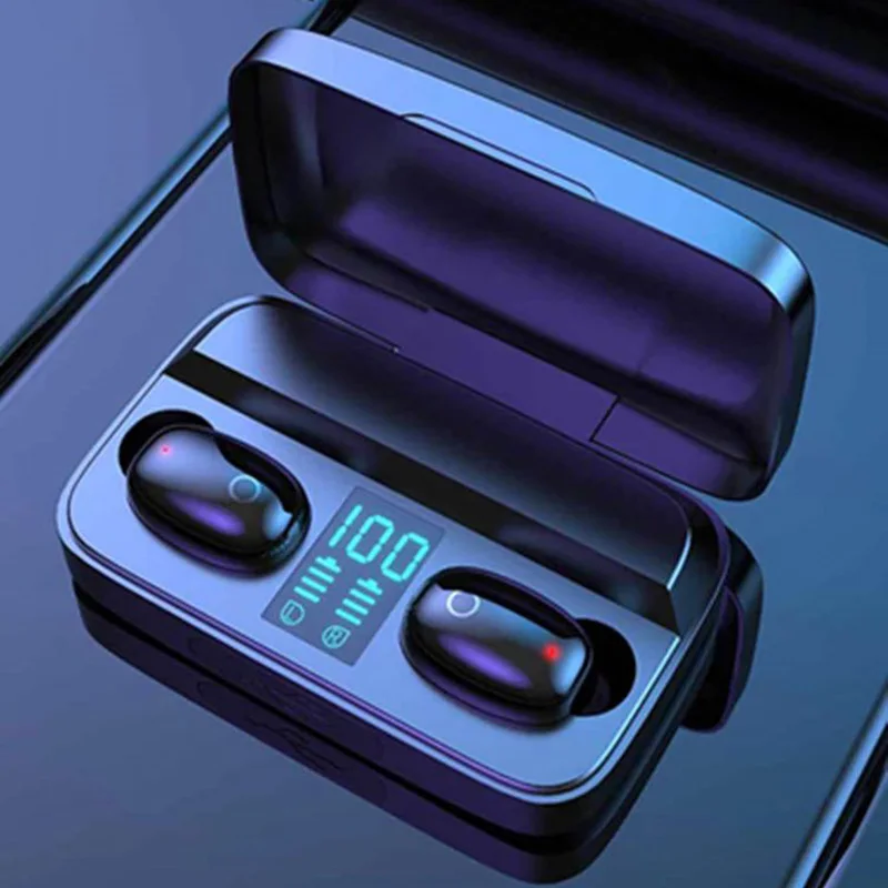 

TWS Wireless Bluetooth Earphone Bluetooth 5.0 Voice Assistant Touch Control Voice Assistant With Mic Charge Box For Android IOS