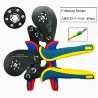 electrical crimp pliers hand pliers awg28 50 08 16mm2 precision clamps set tubular terminal crimping tools high precision jaws