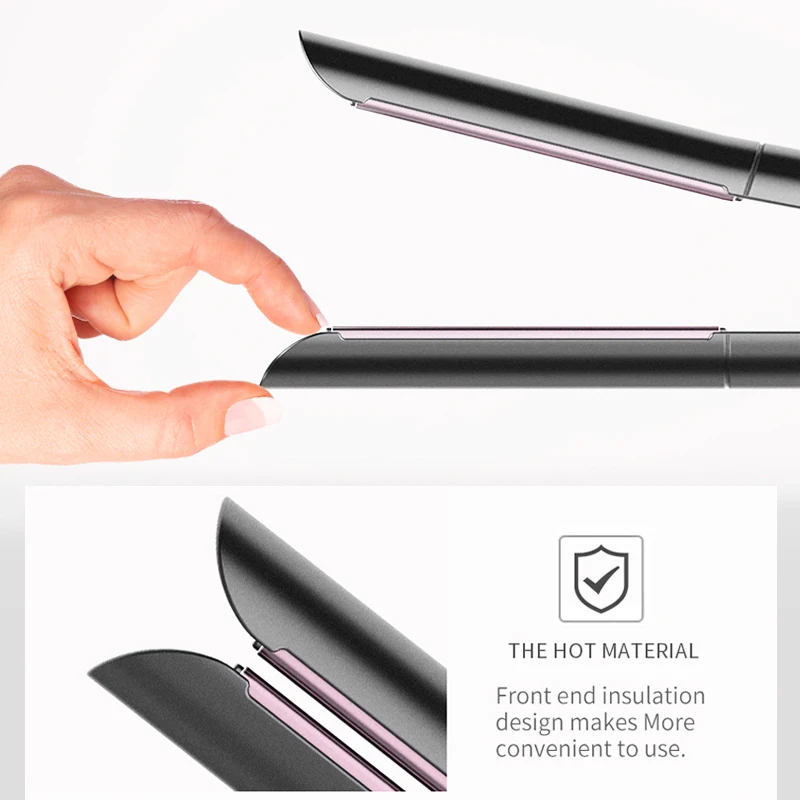 Профессиональный Выпрямитель для волос щипцы завивки с турмалиновым