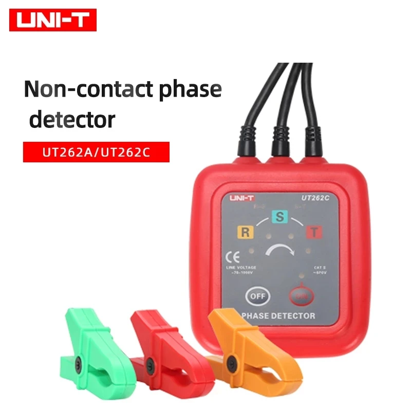 

UNI-T UT262A non-contact phase detector sequence recognition judgment tester clamp ammeter multimeter buzzer UT262C