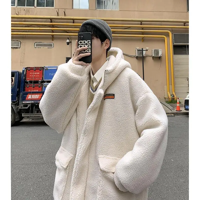 Мужская толстовка из овечьей шерсти с бархатной подкладкой | одежда