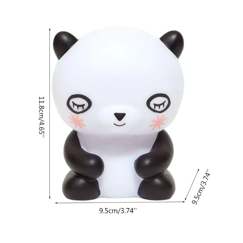 Bear Panda Led Night Light Lamp Cute Animal Cartoon Nightlight for Baby Kids Room Bedside Bedroom Living Decorative | Лампы и