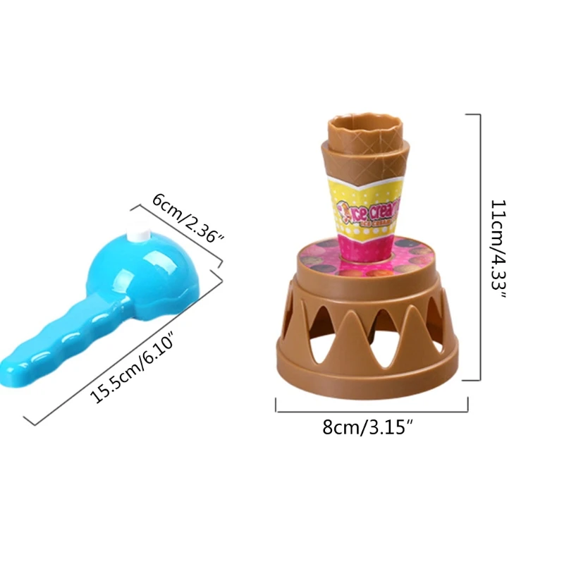 

T5EC Kids Pretend Puzzle Plastic Stacking Accessories Educational Play Funny Table Toy Best Gift