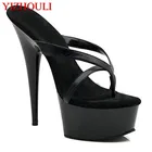 Туфли женские, на высоком каблуке 15 см, для танцев на пилоне