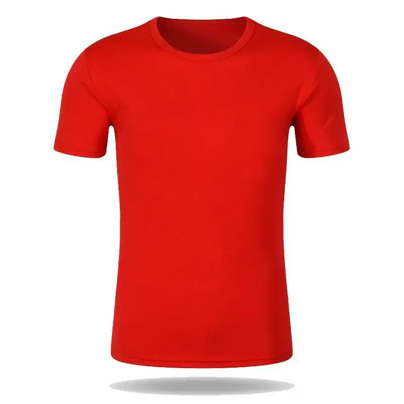 

Pure cotton work round collar T-shirt with short sleeves shirt in summer