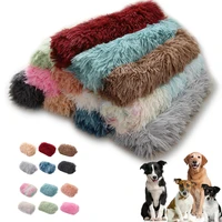 plush dog blanket winter warm pet sheet cat dog sofa cushion pet mattress household carpet comfortable dog sleeping blanket