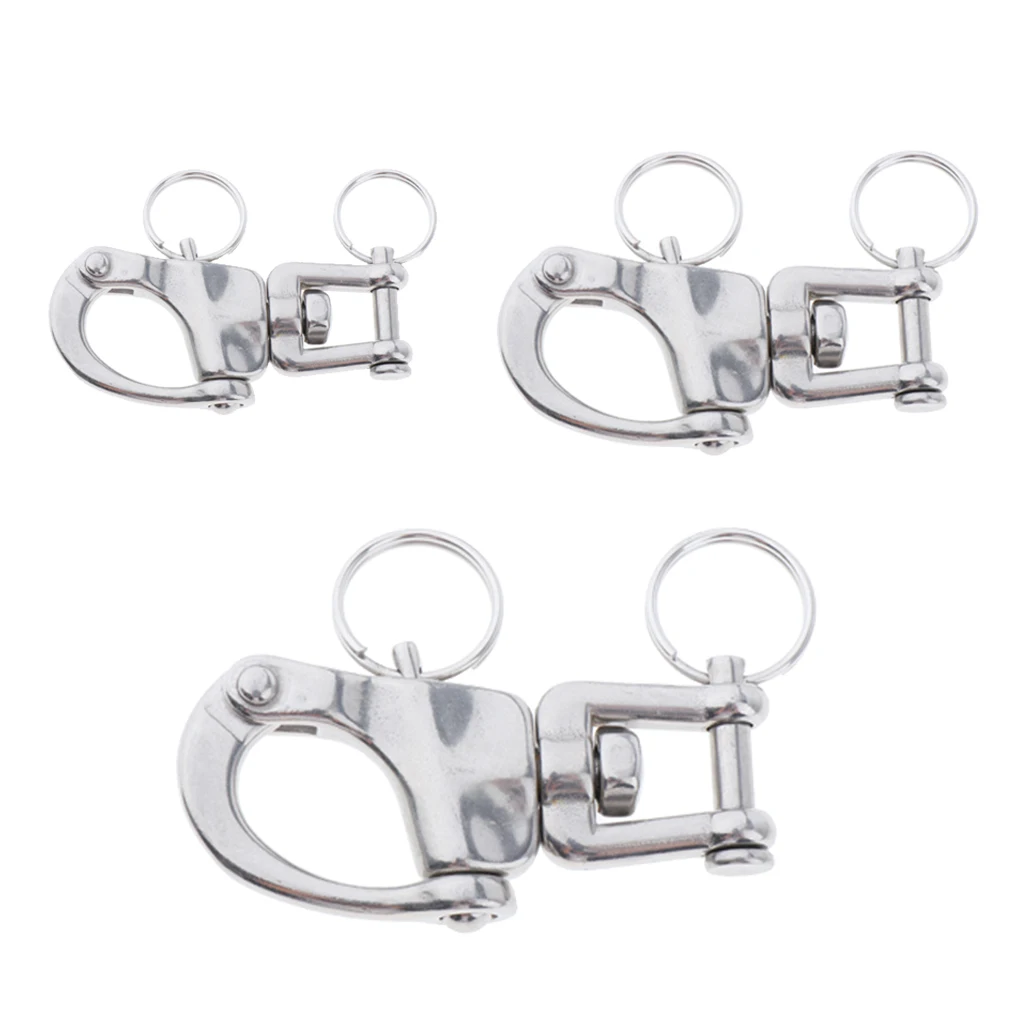 

Wear Resistant Swivel Snap Shackle Kayak Yacht Quick Release Buckle