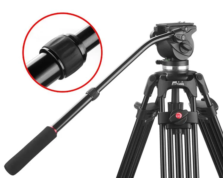 JY-0508 Photography Camera Studio Video Tripod JIEYANG JY0508 Professional Stand for Dslr with Fluid Damping Head Load 5KG | Электроника