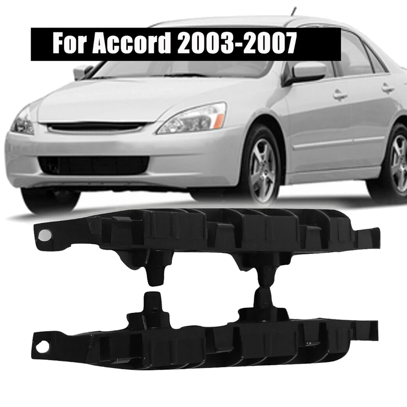 

2Pcs Front Left Right Bumper Bracket Retainer Support for Honda Accord 2003-2007 Coupe Sedan 71198-SDA-A01 71193-SDA-A01