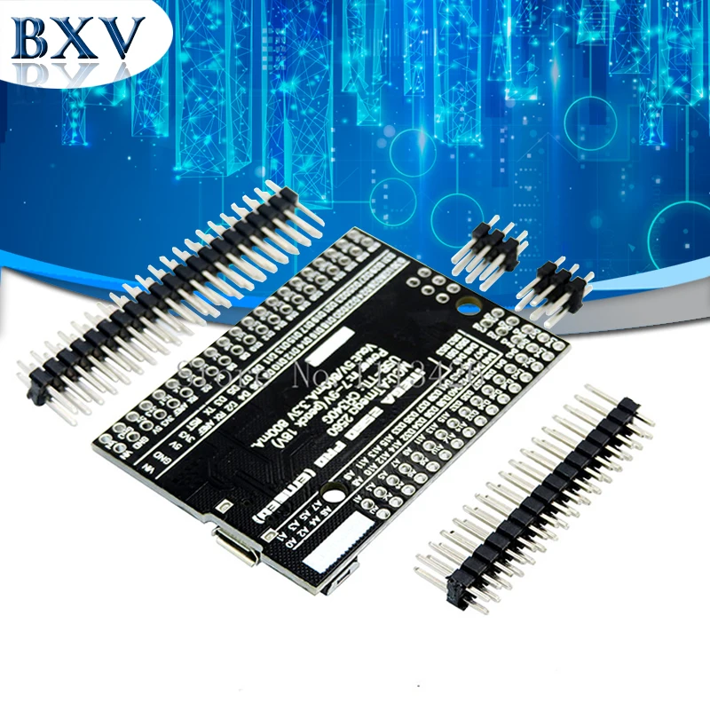 

10PCS/LOT MEGA 2560 PRO Embed CH340G/ATMEGA2560-16AU Chip with male pinheaders Compatible for Mega 2560 bxv