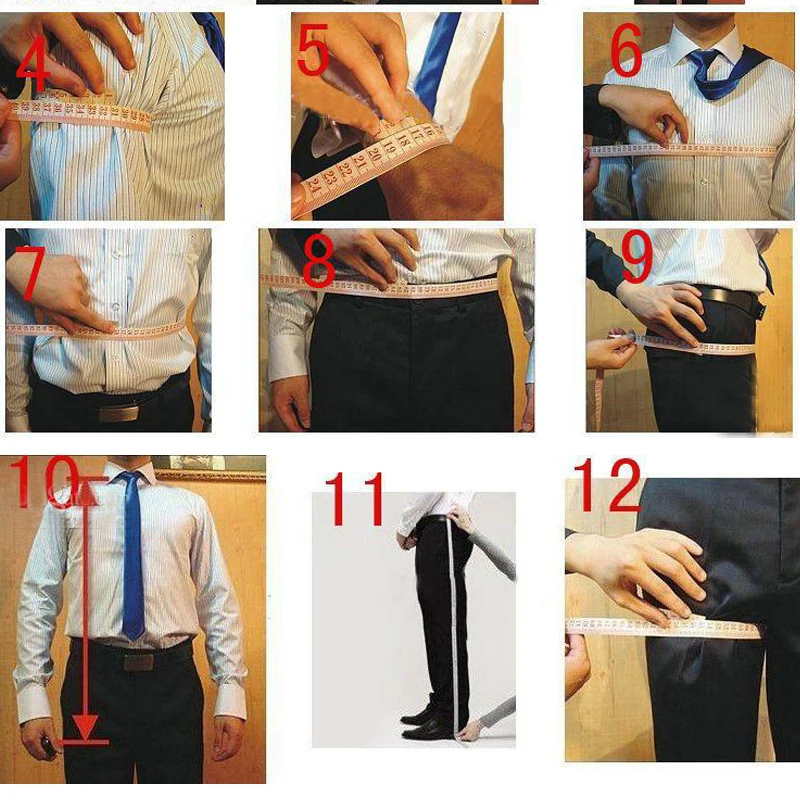 Итальянский мужской костюм облегающие свадебные костюмы для жениха смокинги 3