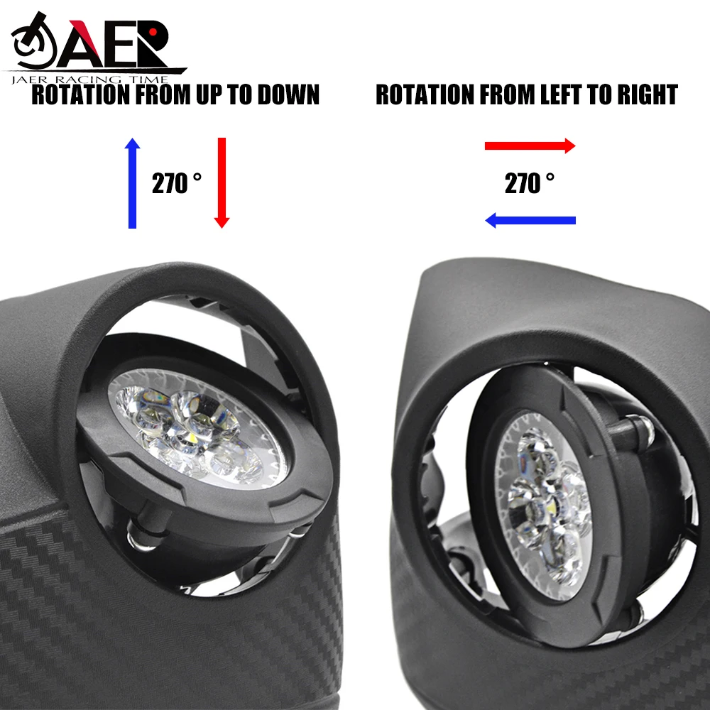 Big Handguards Hand Guard with LED Light for Honda Kawasaki Yamaha ATV Motocross Pit Dirt Bike Off road Enduro Racing | Автомобили и