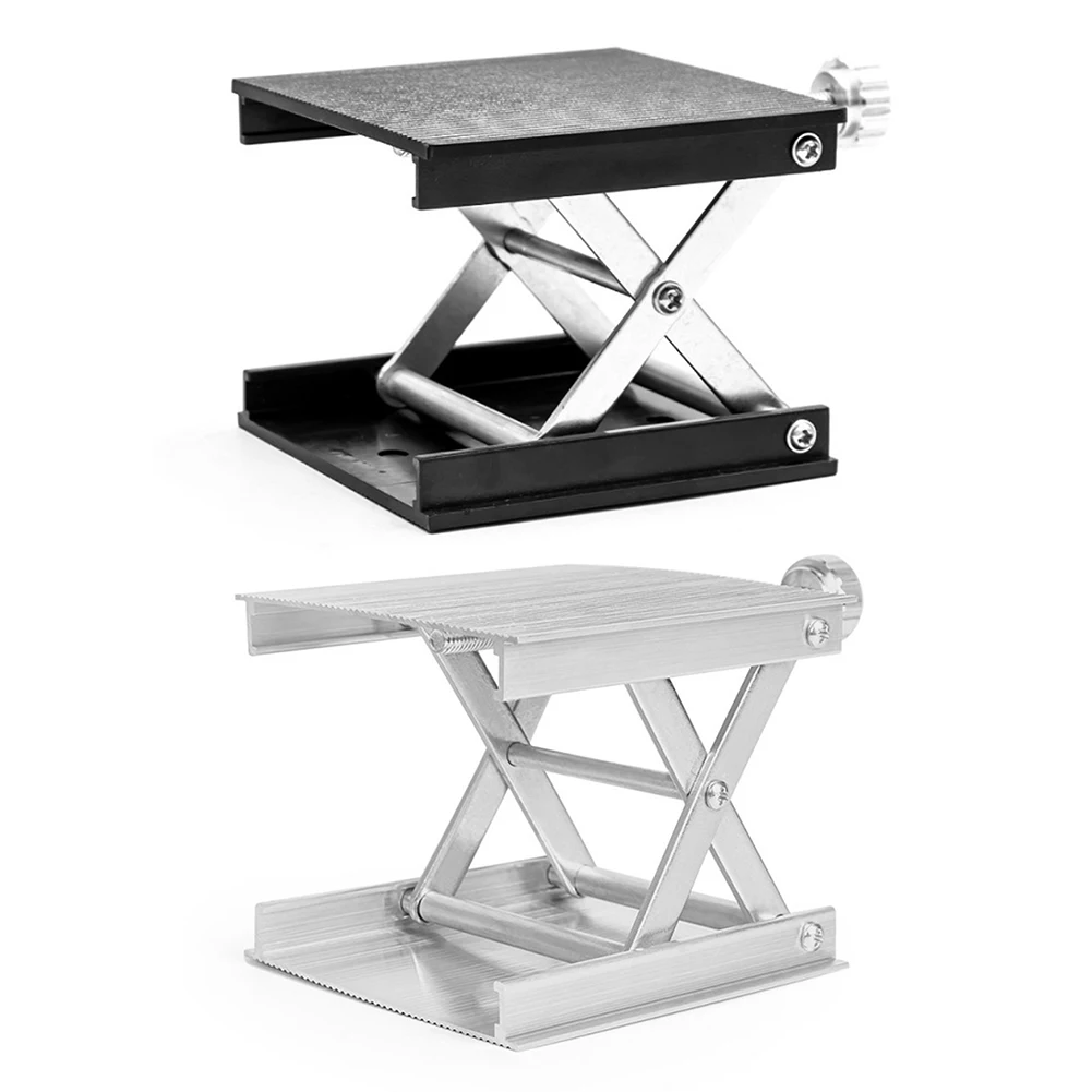 

Aluminum Router Lift Table Woodworking Engraving Lab Lifting Stand Rack lift Adjustable Drill Table Benches Woodworking Tools