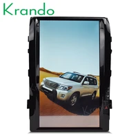 krando android 9 0 16 verticial screen car radio gps for toyota land crusier 200 2008 2015 vx r gx r with carplay autoradio