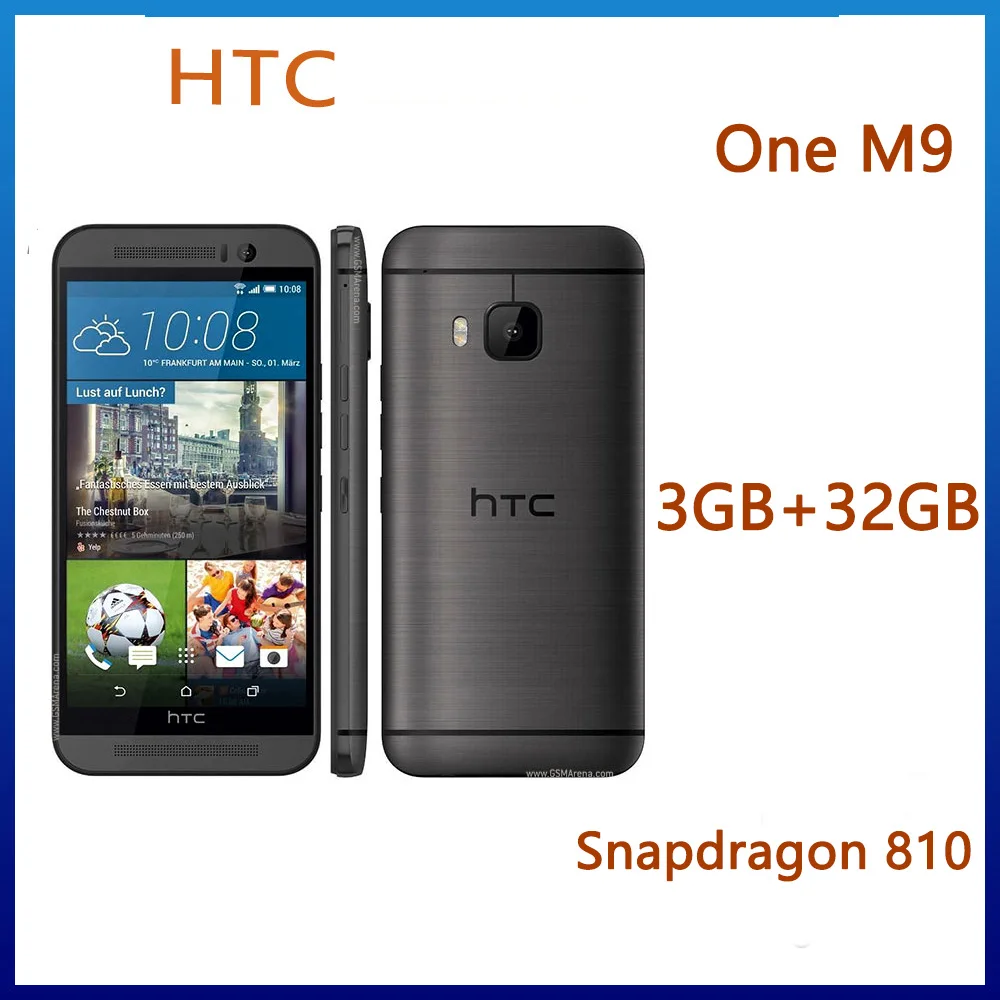 

Smartphone HTC One M9 5.0' inch Quad Core Single 3GB RAM 32GB ROM 98 New