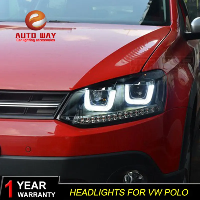Чехол для автомобильного стайлинга налобный фсветильник VW Polo s 2011 2018