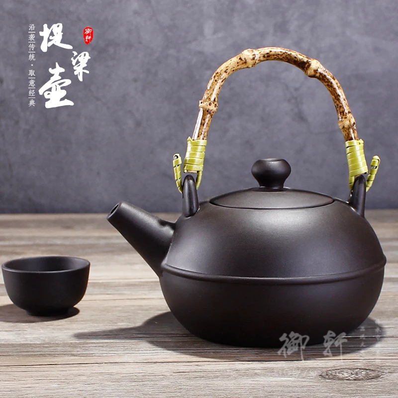 Керамические чайные горшки ручной работы ручная работа китайская Ручка термос