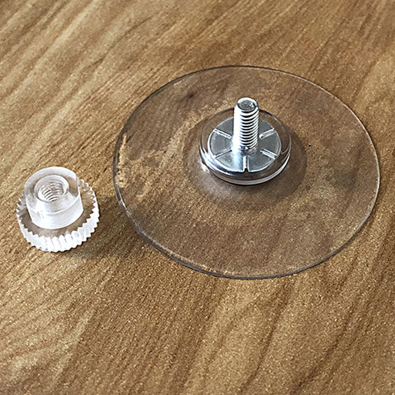 

8 шт. Присоска на присоске пластиковый коврик на присосках держатель 40 мм Силиконовый круглый прочный прозрачный с накатанной гайкой для еж...