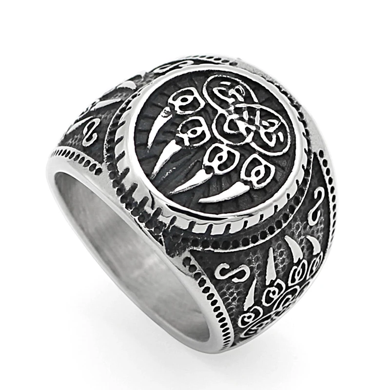 Скандинавский Викинг кольцо в стиле ретро для мужчин и женщин амулет с кельтским