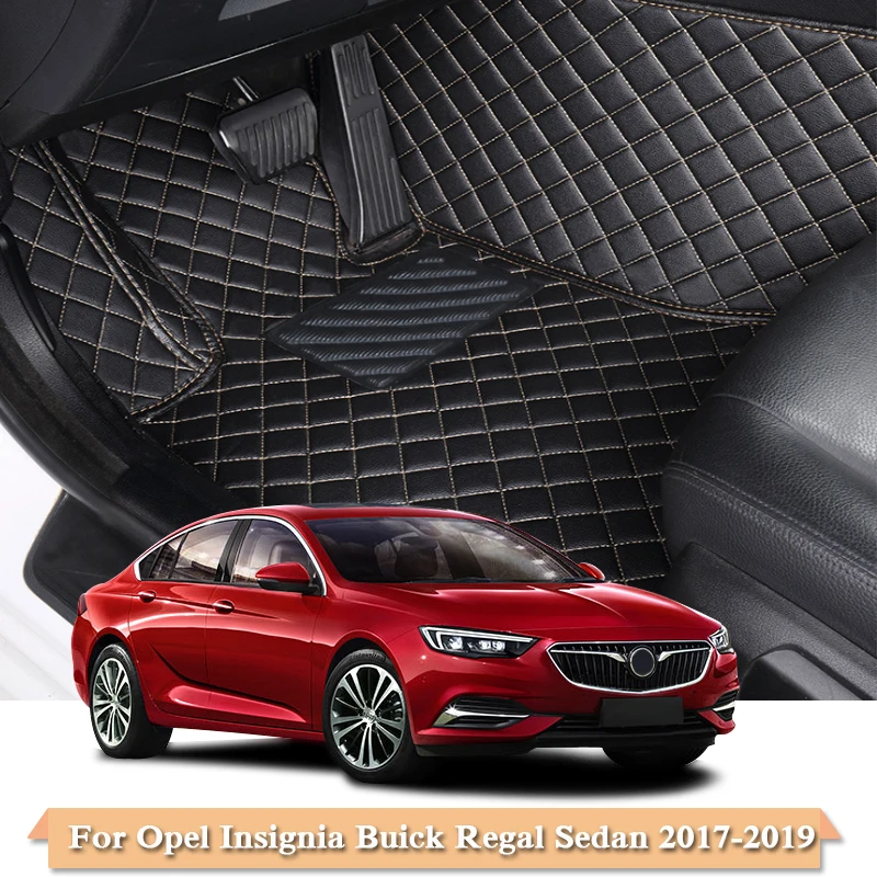 PU автомобильный напольный коврик для Opel Insignia Buick Regal Sedan 17-19 Mokka Encore16-19 5 сидений LHD