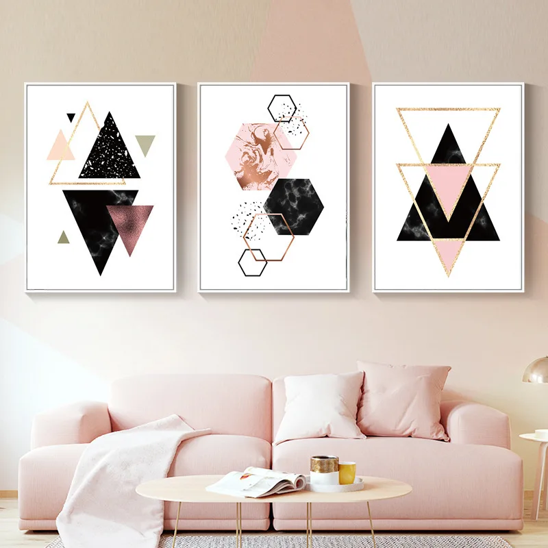 Минималистичные абстрактные геометрические изображения художественные картины