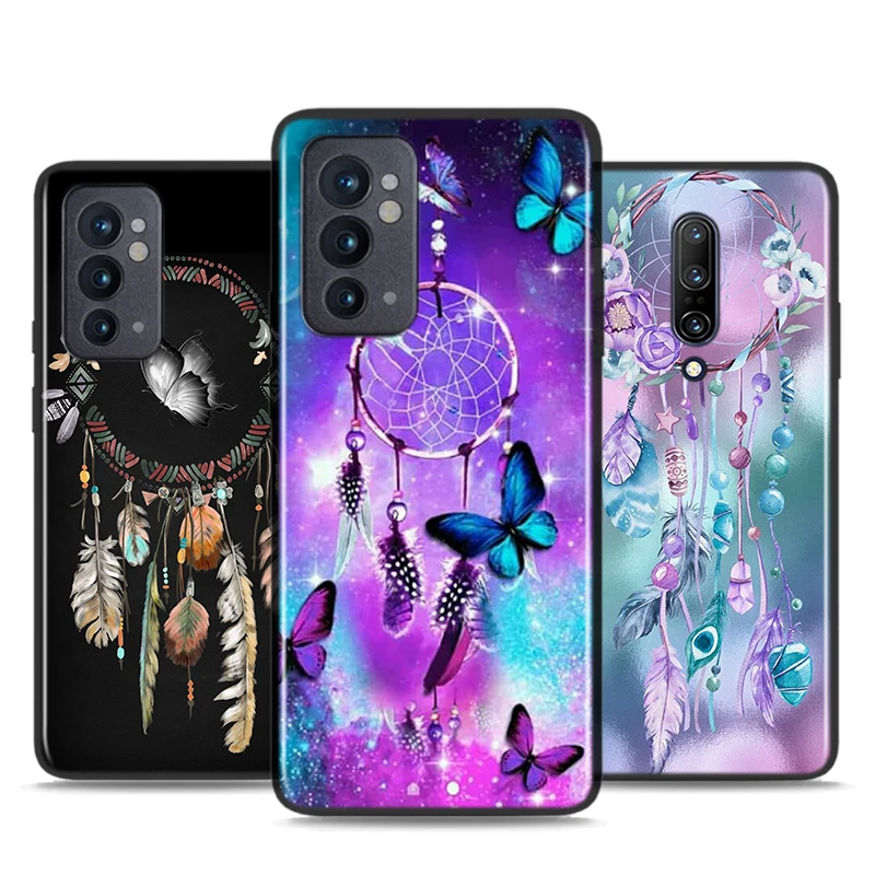 

Dream Cather Feathers For OnePlus 9 9R Nord CE 2 N10 N100 8T 7T 6T 5T 8 7 6 Pro Plus Silicone Phone Case Cover Coque