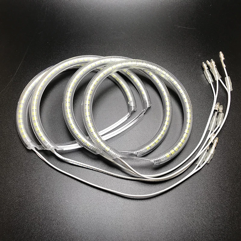 Ультра яркие красные/зеленые/Белый светодиодный глаза ангела halo Кольцо Комплект