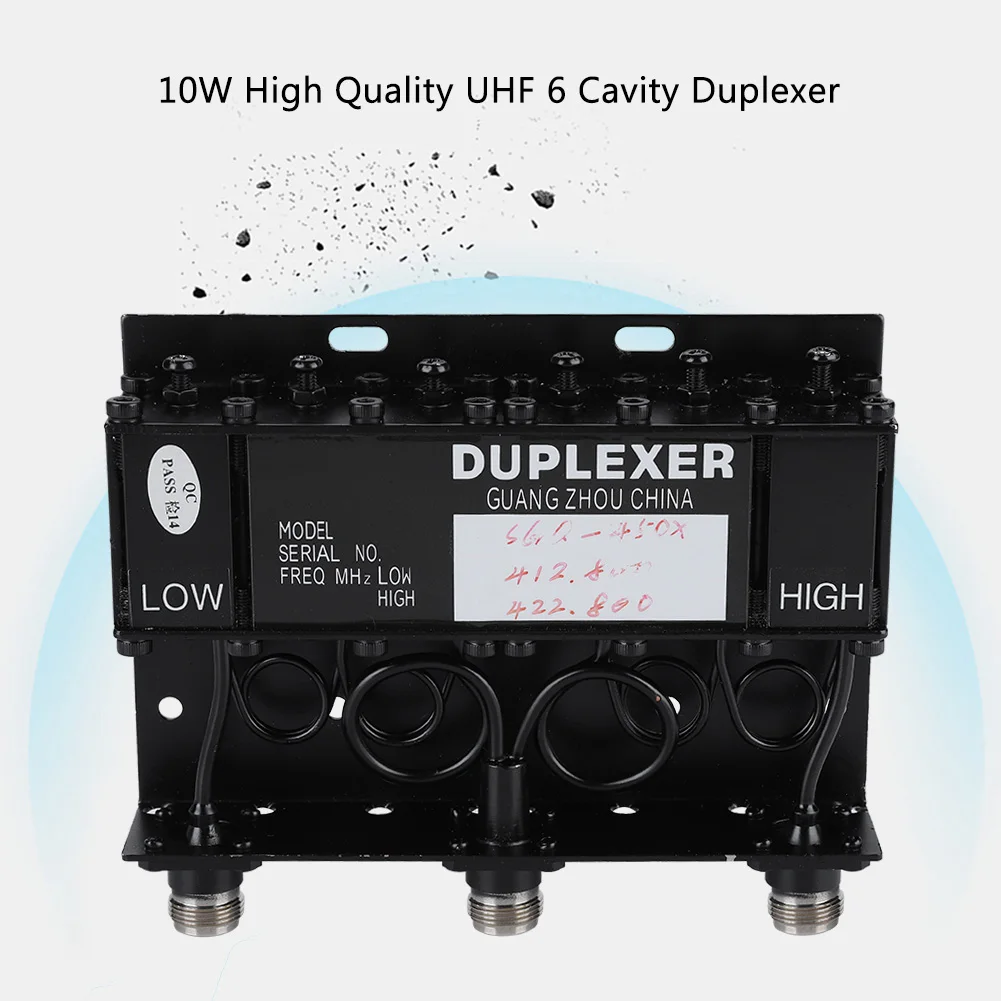 

10W SGQ-450X UHF 6 Cavity Duplexer Diplexer for Radio Repeater6