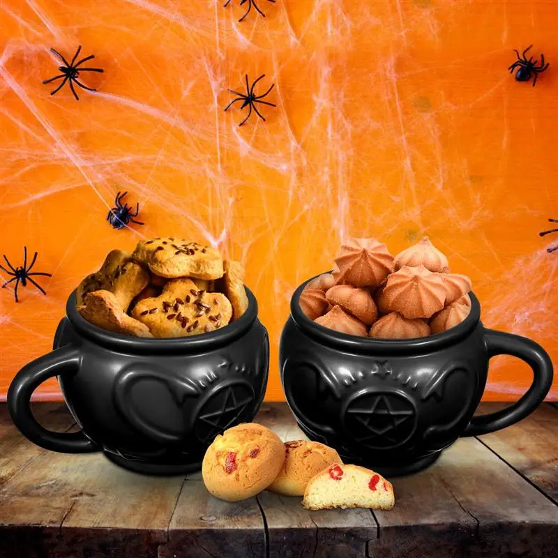 

Термокружка Hemoton 520 мл, уникальная кофейная кружка на Хэллоуин, посуда, подарок, керамическая чайная чашка для Хэллоуина, банкета, фестиваля (...