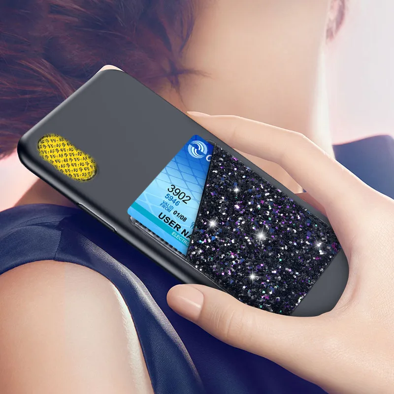 1 предмет Модный комплект Гибкий Мобильный телефон ID держатель для карт Бумажник