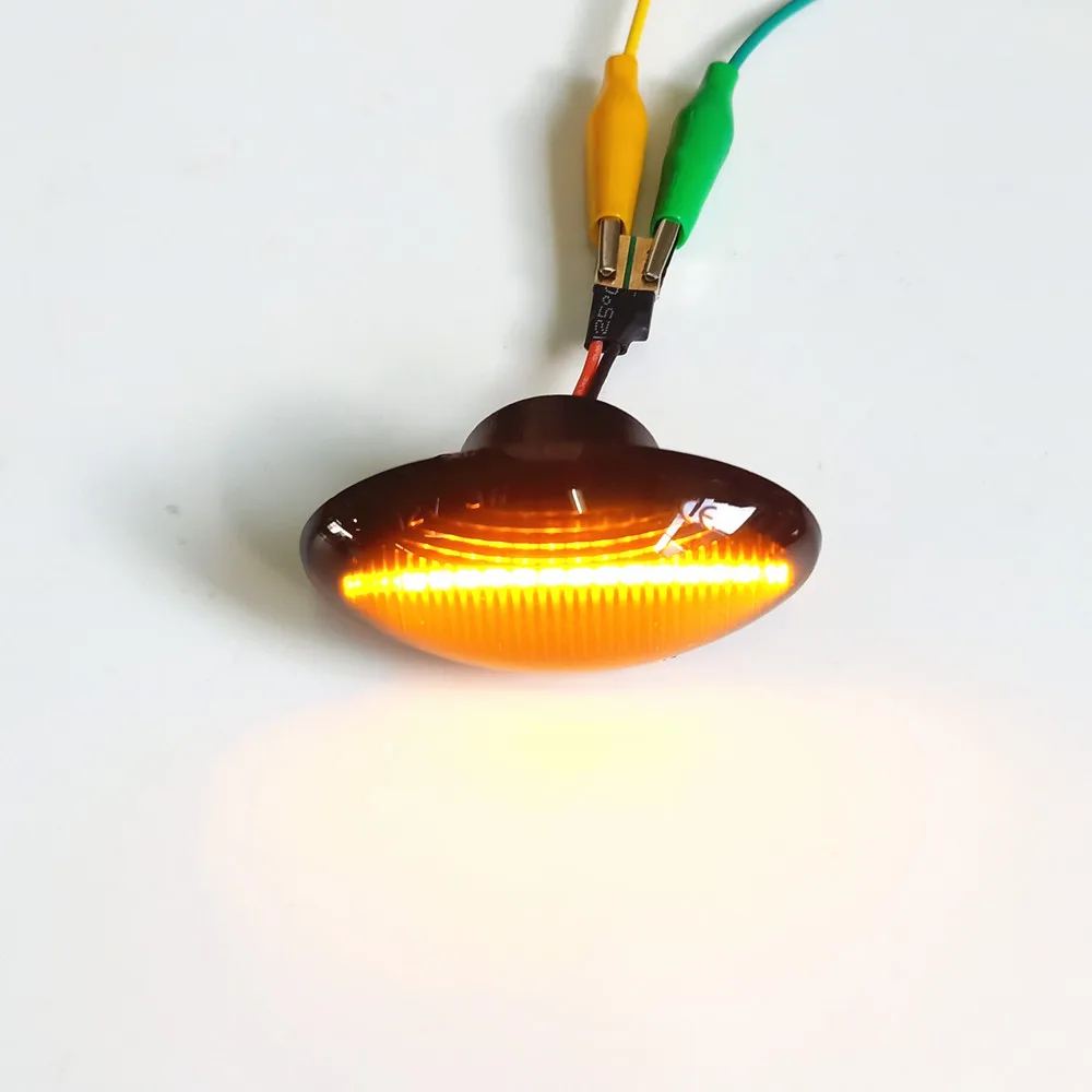 2x динамический поворотный сигнал Светодиодный Боковой габаритный фонарь