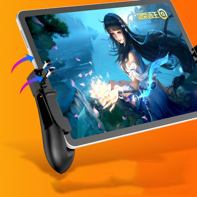 Триггеры для Pubg Mobile для Ipad шесть пальцев пубг контроллер для Ipad Pubg Mobile 6 контроллер L1 R1 Кнопка огня джойстик