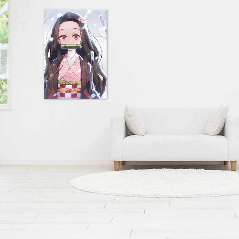 Постер на стену аниме рассекающий демонов настенный постер киметасу No Yaiba Tanjirou