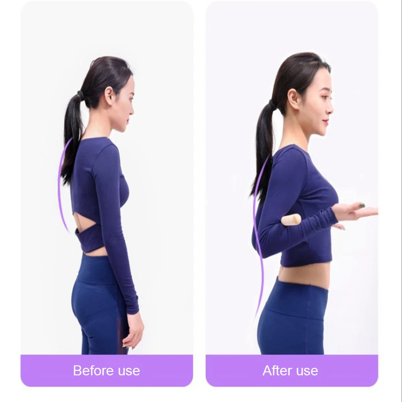 

New Posture Corrector Back Shoulder Support Correct Brace Rod Yoga Sticks Tool Durable XD88