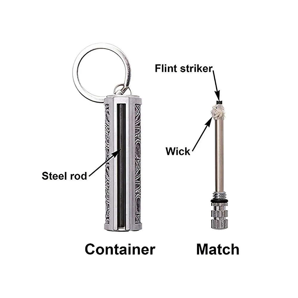 Новинка портативная Зажигалка в бутылке брелок с хлопковым сердечником