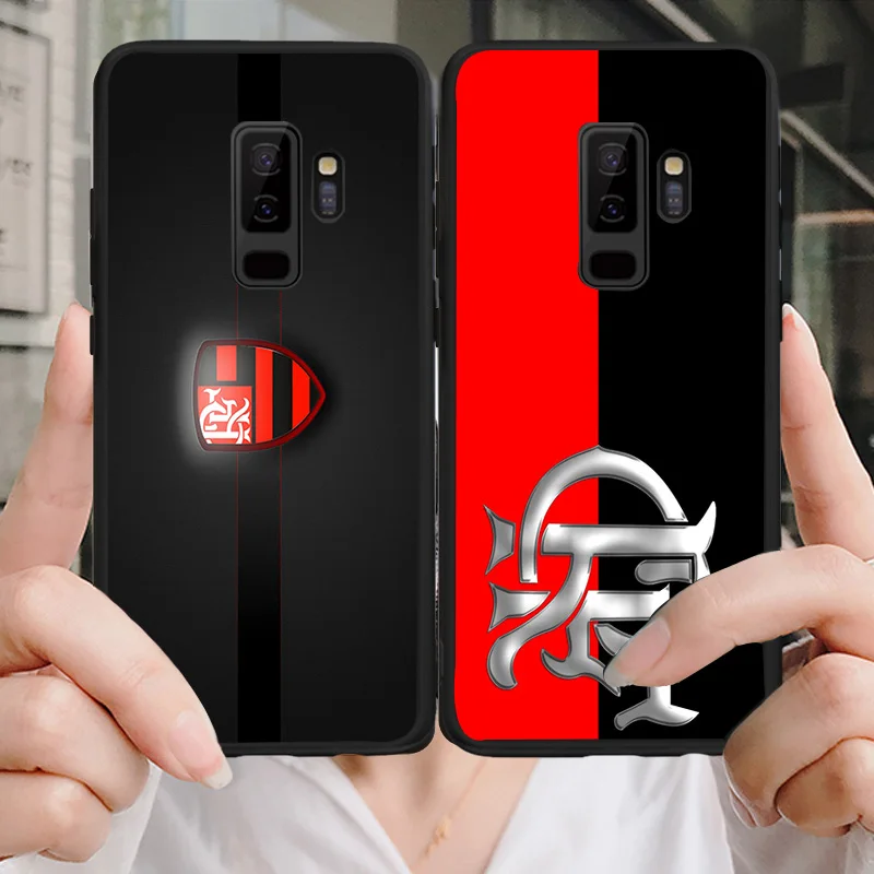 Чехол для телефона Фламенго RJ FC samsung S6 S7 Edge S8 S9 S10E Note8 Note 9 10 A9 C10 J7 Max DIY черный чехол