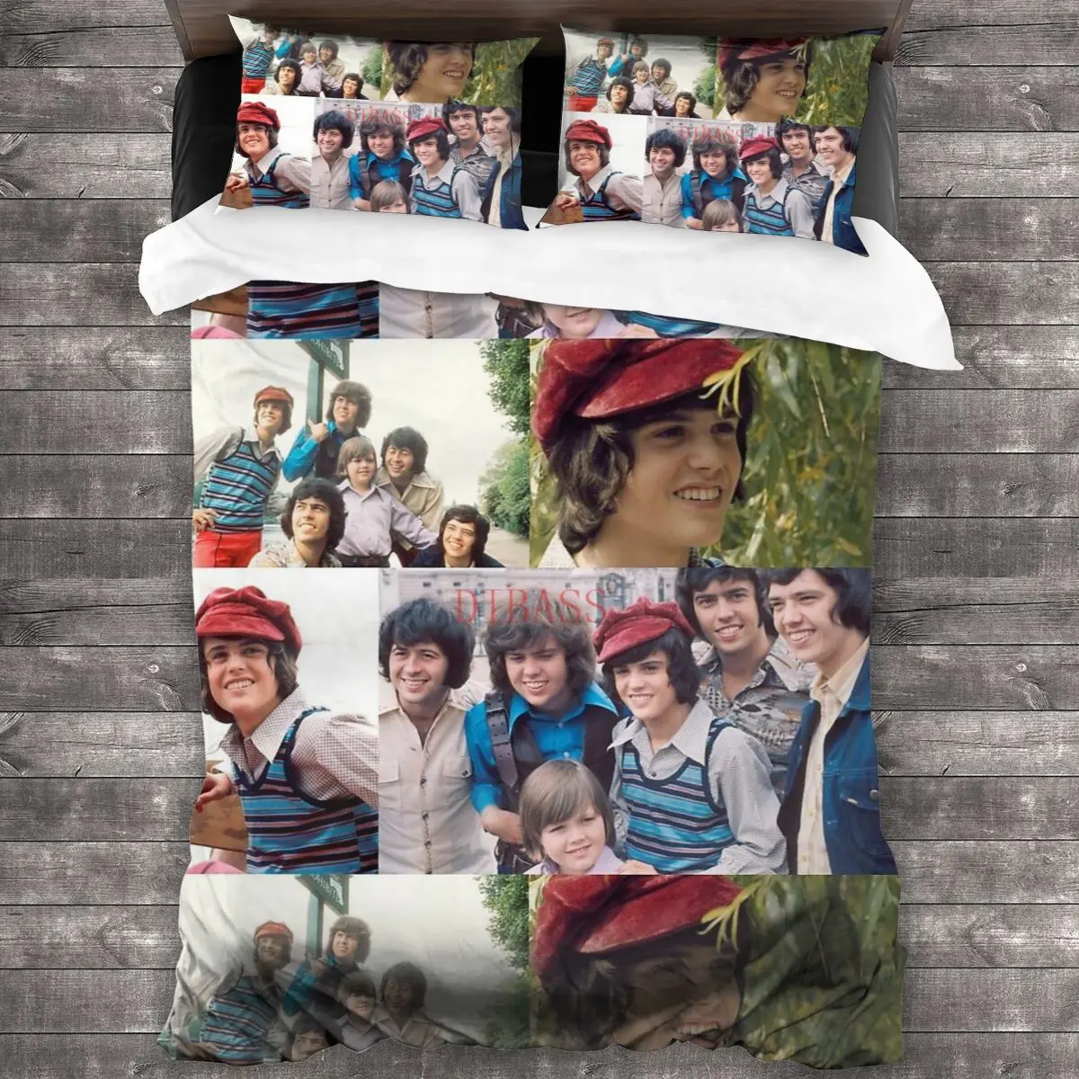 

The Osmonds 100%Pure Cotton Comforter Set with 2 Pillowcase,Soft Microfiber Duvet Cover Set, Bedding Sets Bed Set