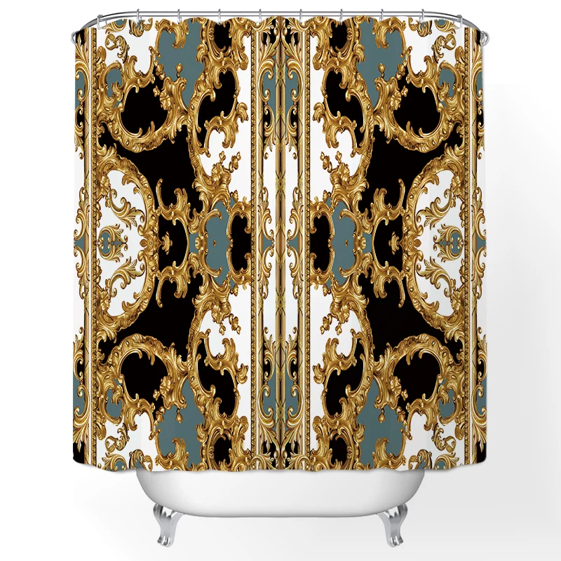 

Bohemian Retro Shower Curtain Simple Bohemian Shower Curtain for Living Room Simple Striped Pattern Bedroom Shower Curtains Home