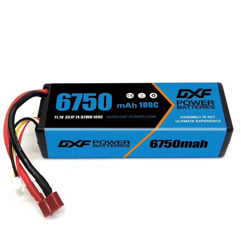 DXF2PCS-bater&iacute;a Lipo 4S 3S, 7,4 V, 11,1 V, 14,8 V, 8400mAh, 8000mAh, 7000mAh, 6750mah, 6500mAh, 5200mAh, 120C, 110C, 60C, 50C, 100C-4